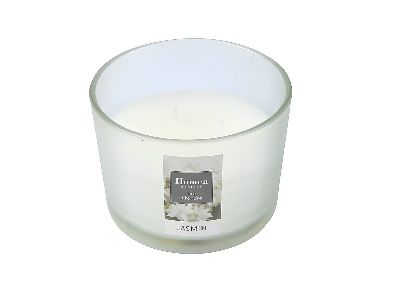 Bougie Verrine Parfumée "Essentiel II" 11cm Jasmin
