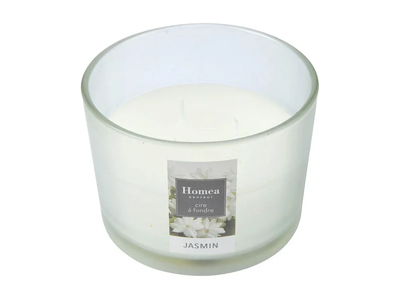 Bougie Verrine Parfumée "Essentiel II" 11cm Jasmin