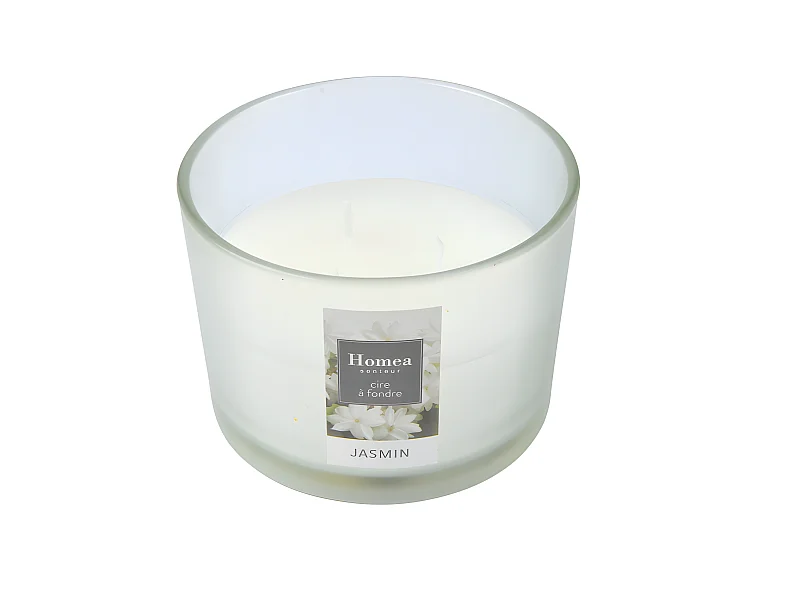 Bougie Verrine Parfumée "Essentiel II" 11cm Jasmin