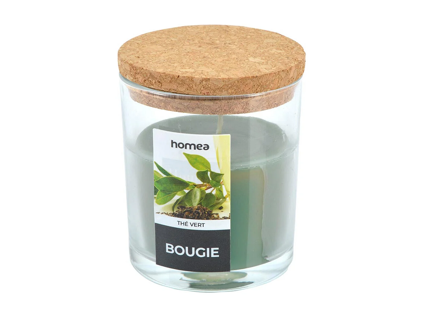 Bougie Verrine Parfumée "Essentiel II" 8cm Thé Vert