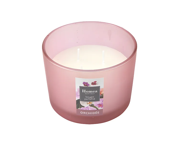 Bougie Verrine Parfumée "Essentiel II" 11cm Orchidée