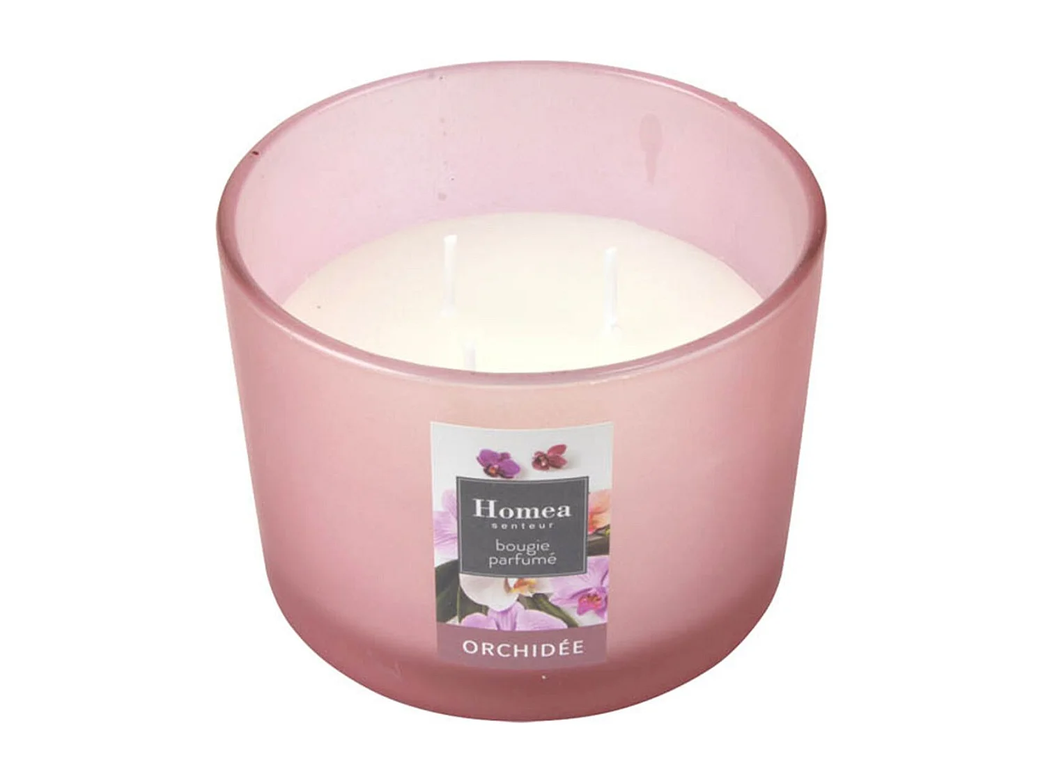 Bougie Verrine Parfumée "Essentiel II" 11cm Orchidée