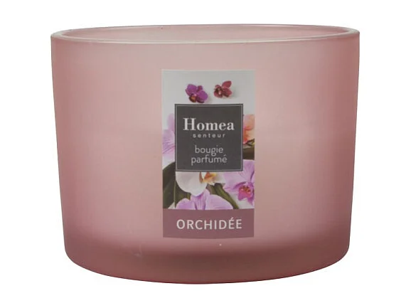 Bougie Verrine Parfumée "Essentiel II" 11cm Orchidée