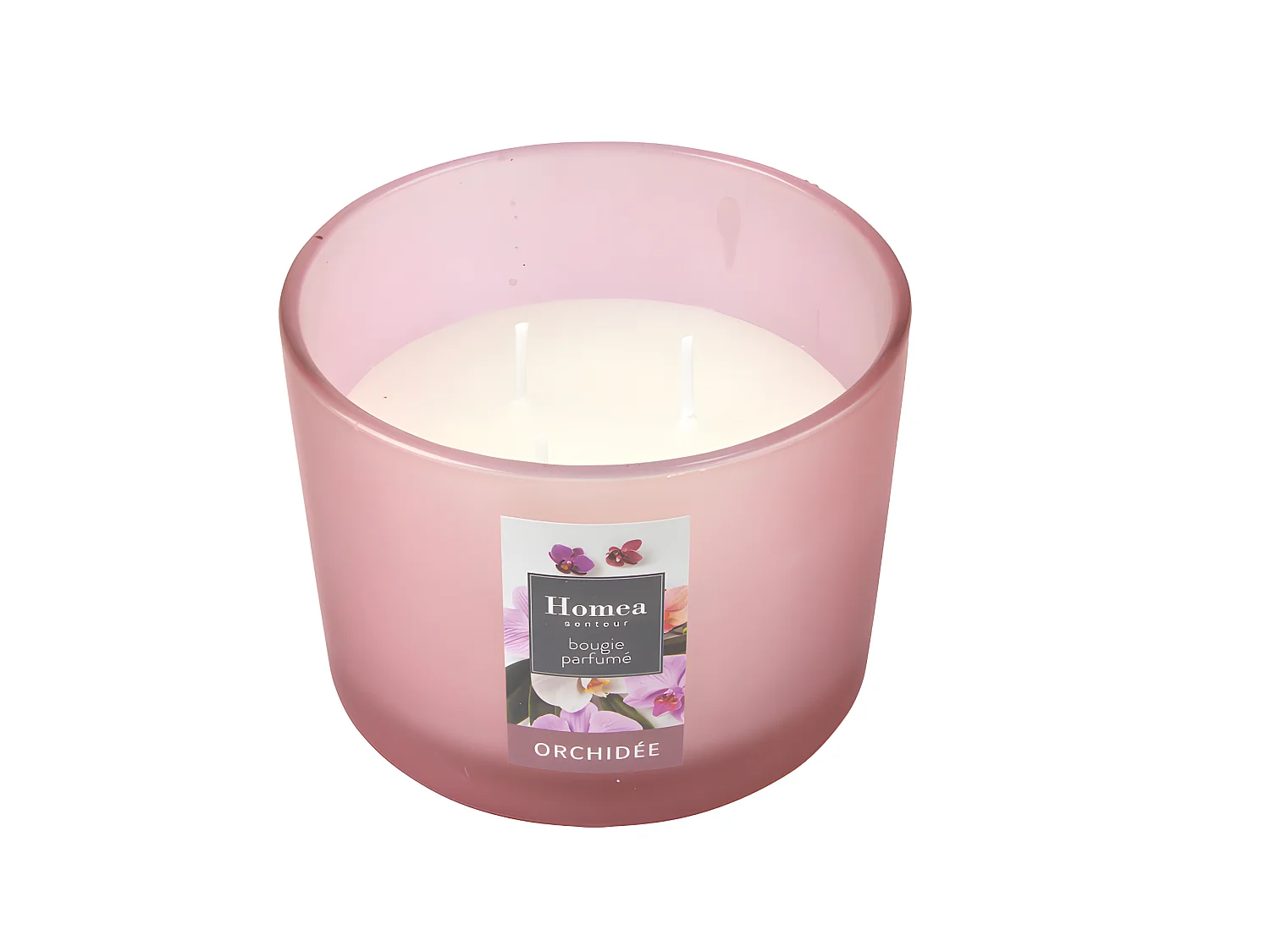 Bougie Verrine Parfumée "Essentiel II" 11cm Orchidée