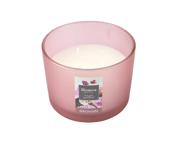 Bougie Verrine Parfumée "Essentiel II" 11cm Orchidée