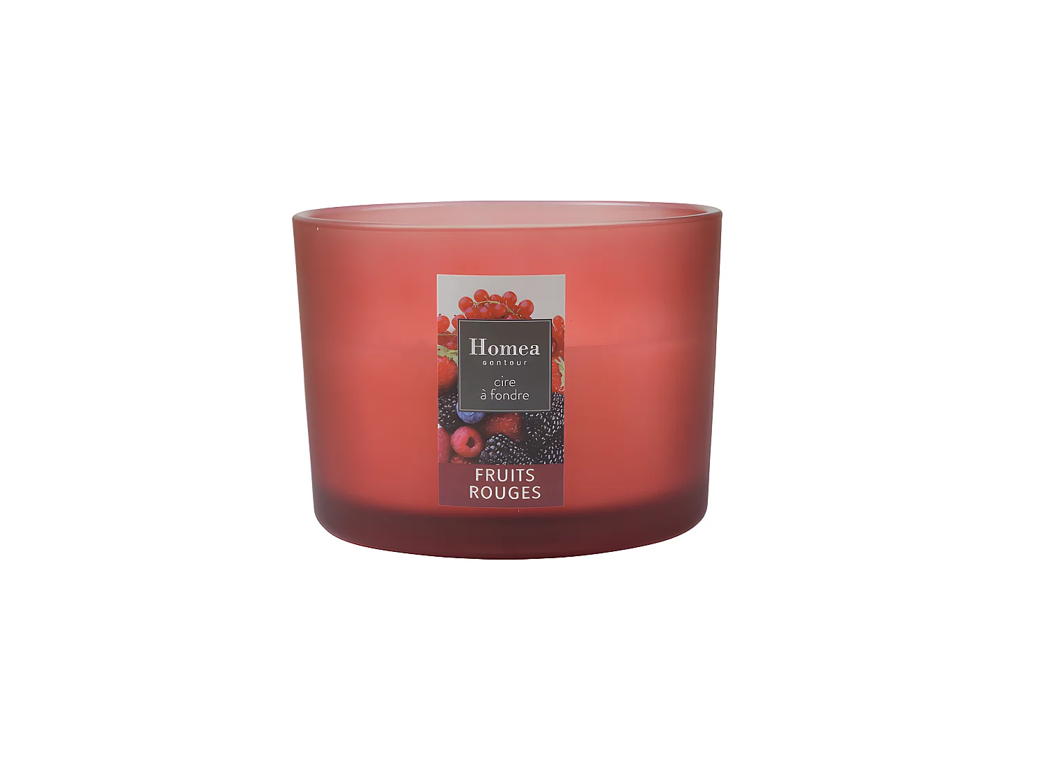 Bougie Verrine Parfumée "Essentiel II" 11cm Fruits Rouges