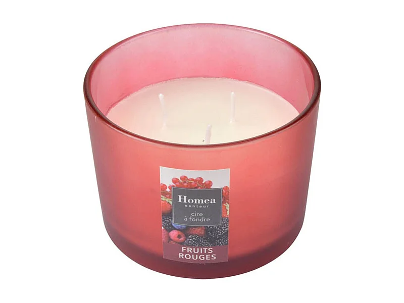 Bougie Verrine Parfumée "Essentiel II" 11cm Fruits Rouges