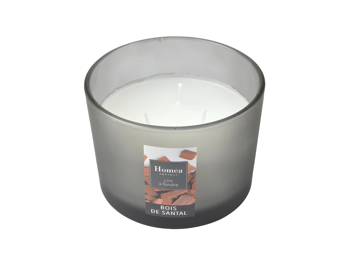 Bougie Verrine Parfumée "Essentiel II" 11cm Bois de Santal