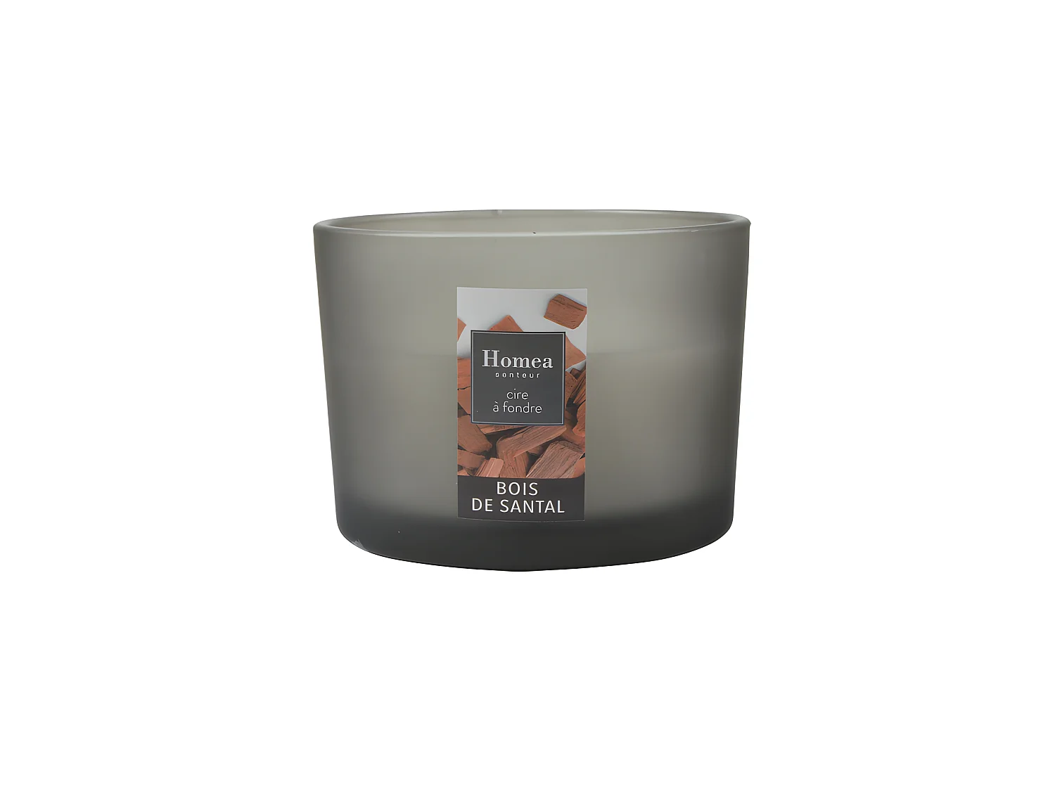 Bougie Verrine Parfumée "Essentiel II" 11cm Bois de Santal