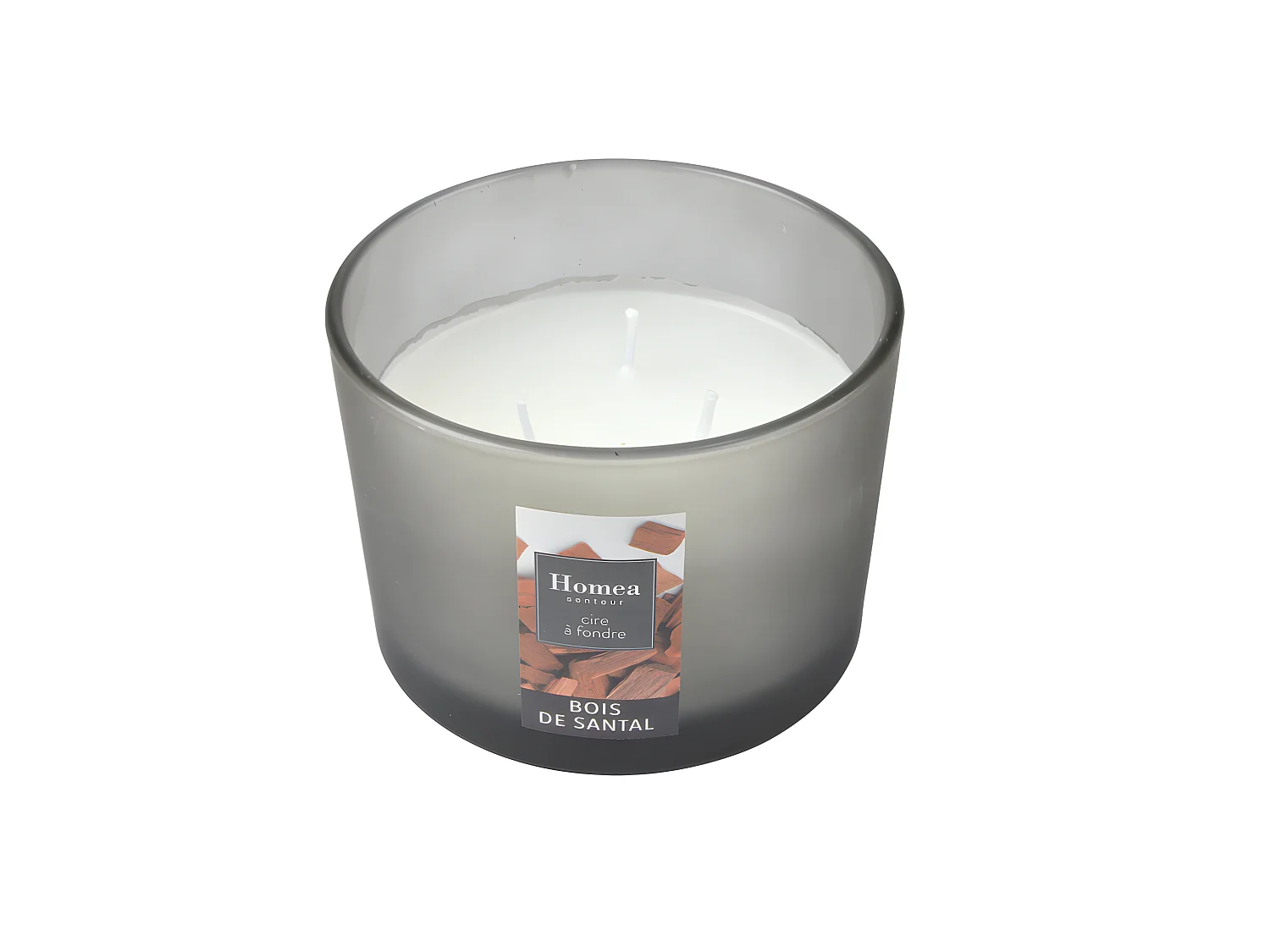 Bougie Verrine Parfumée "Essentiel II" 11cm Bois de Santal