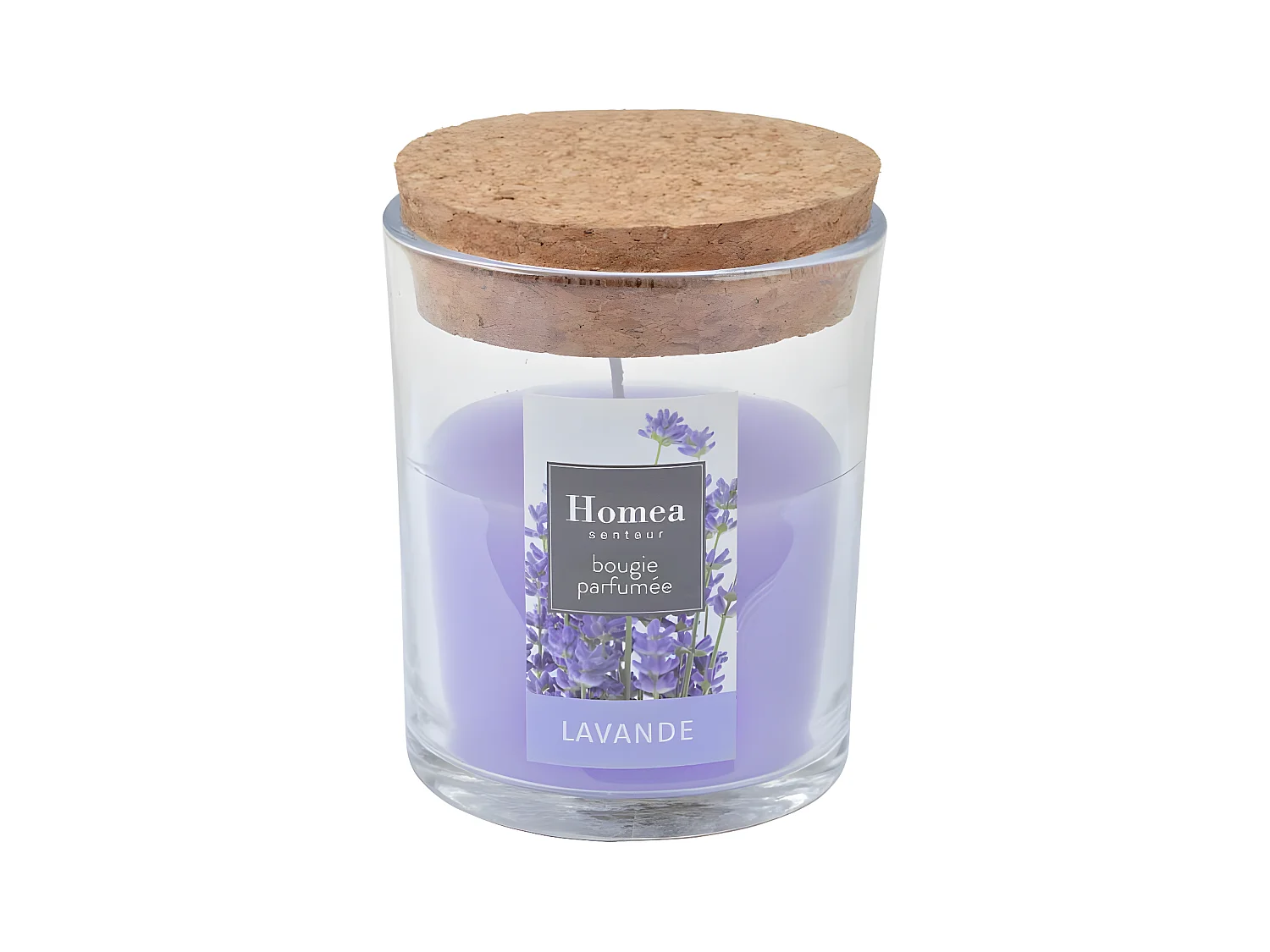 Bougie Verrine Parfumée "Essentiel II" 8cm Lavande