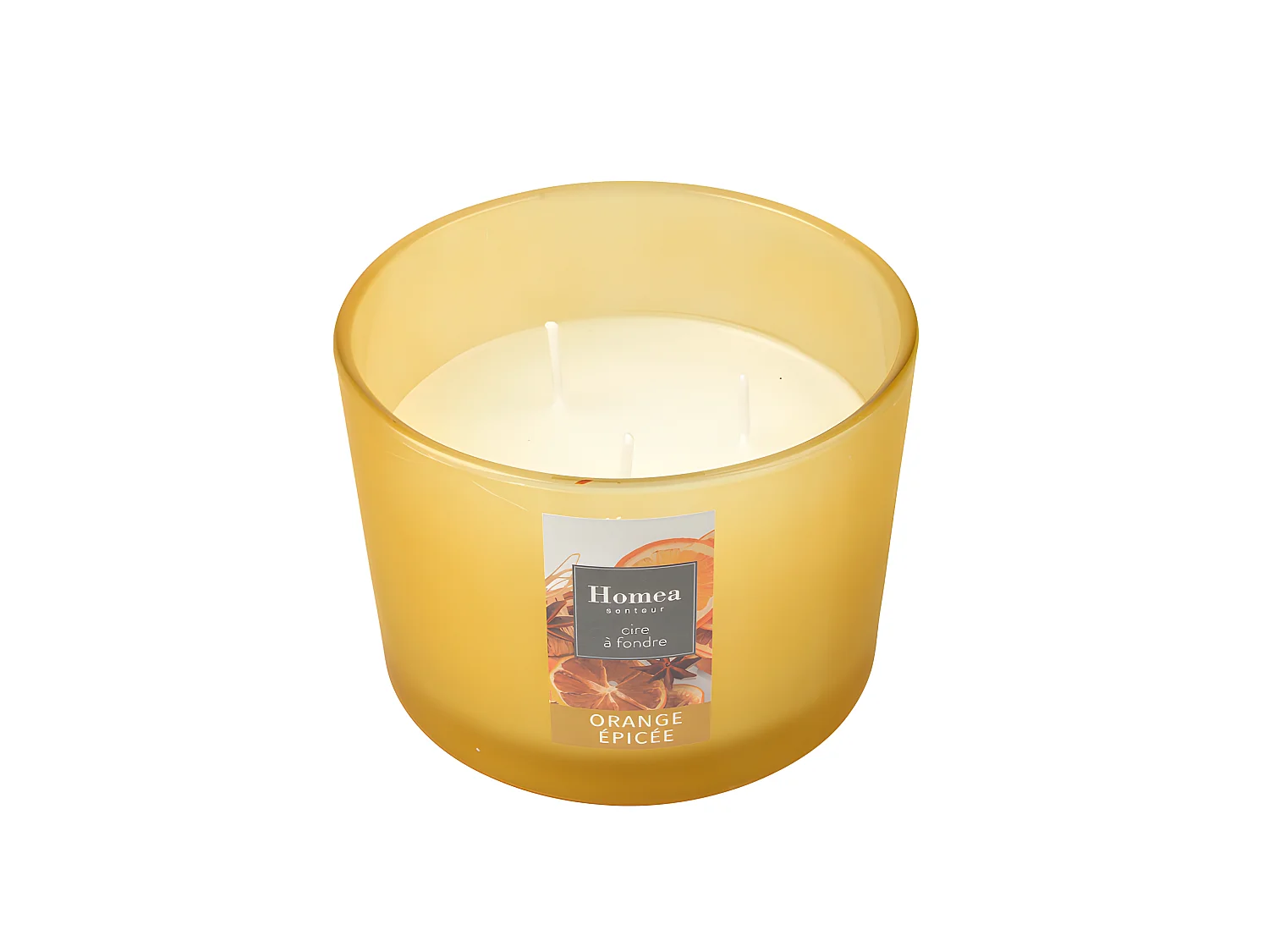 Bougie Verrine Parfumée "Essentiel II" 11cm Orange Epicée
