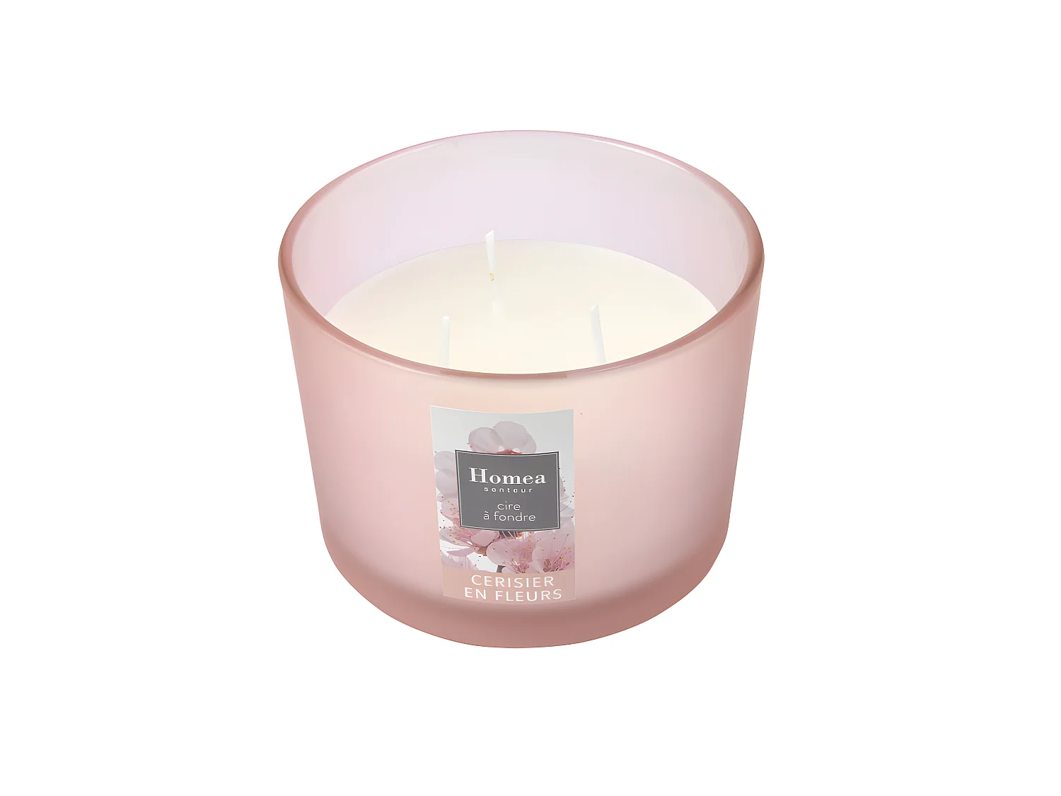 Bougie Verrine Parfumée "Essentiel II" 11cm Cerisier en Fleurs