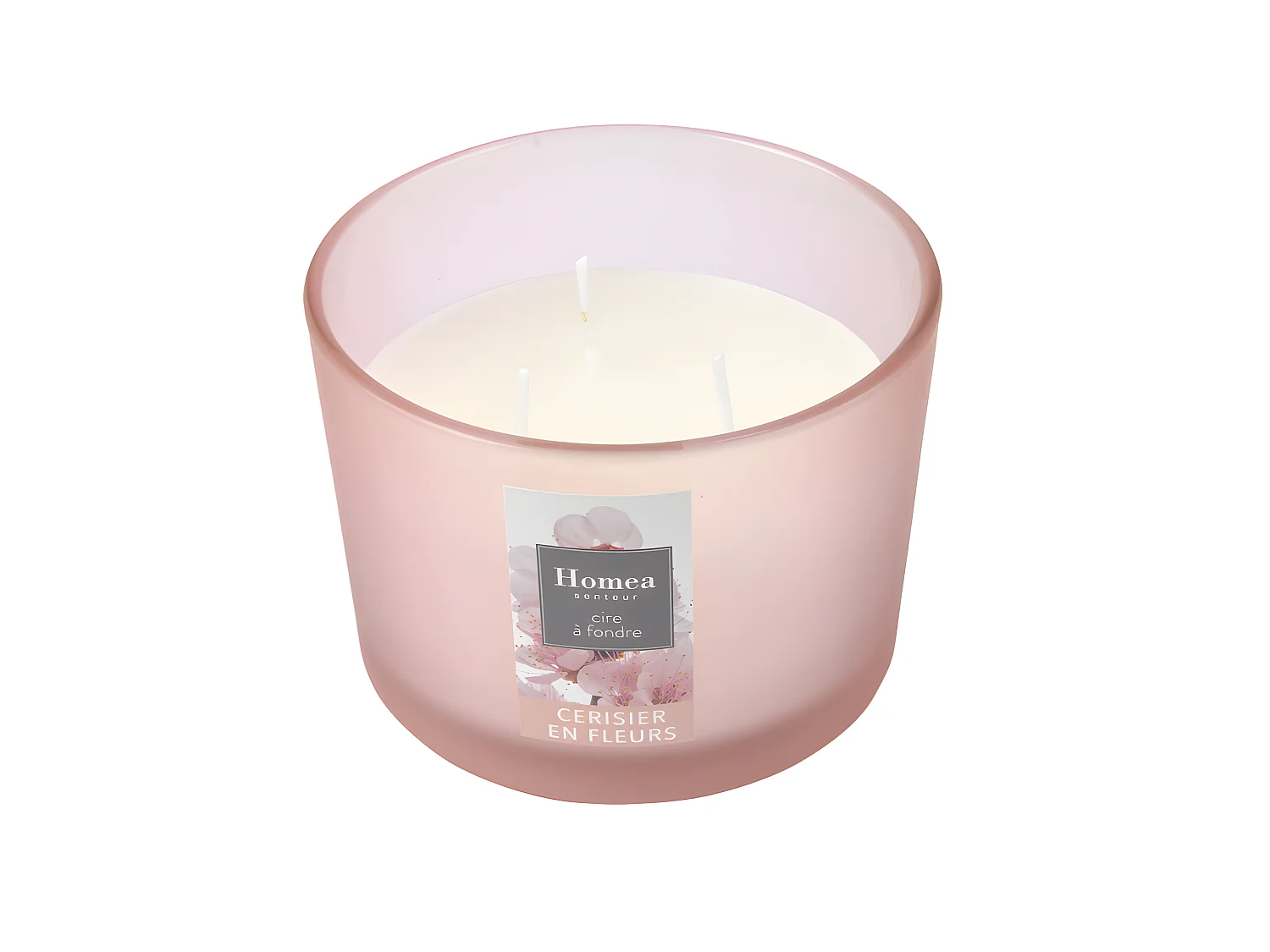 Bougie Verrine Parfumée "Essentiel II" 11cm Cerisier en Fleurs