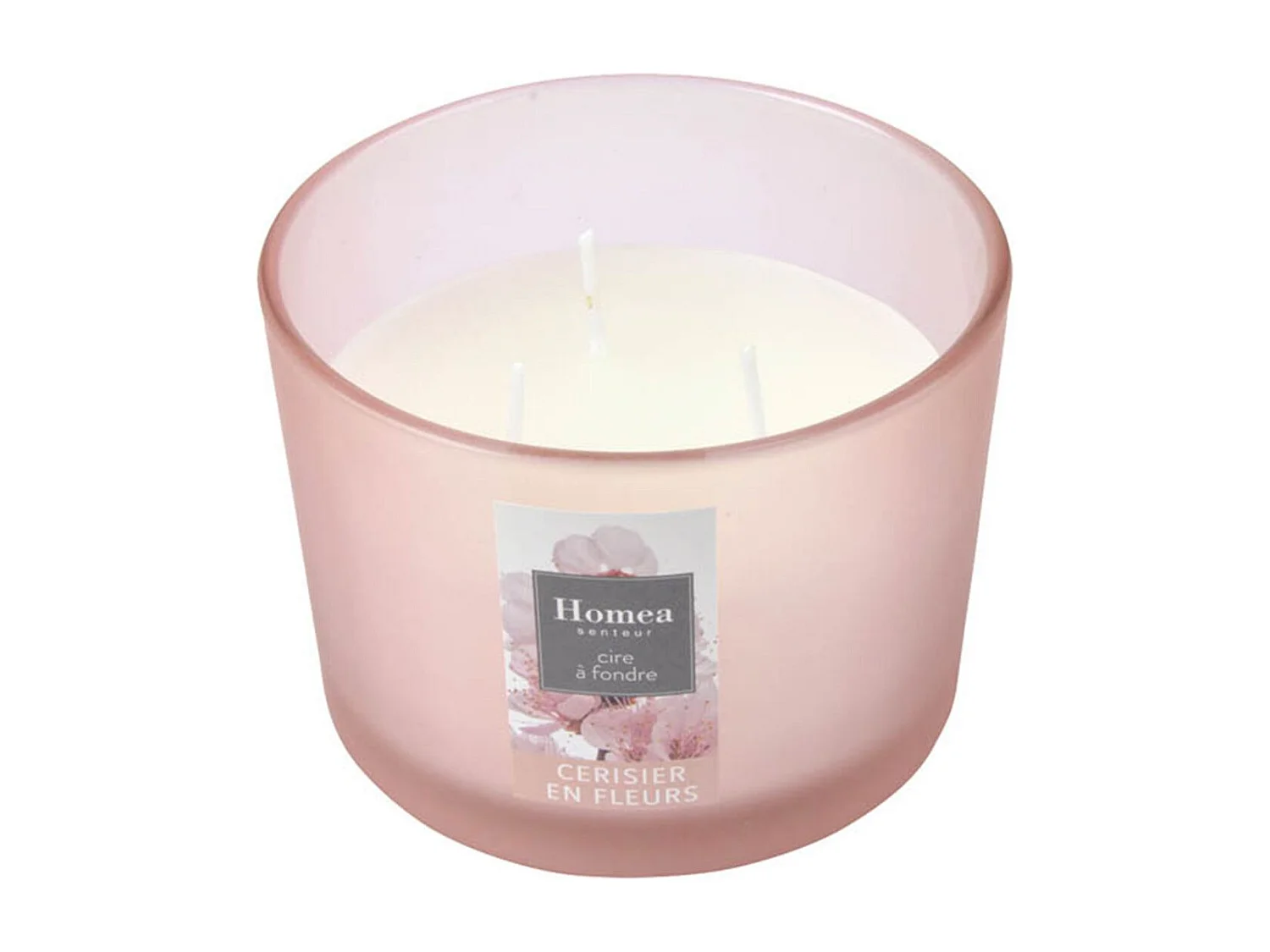 Bougie Verrine Parfumée "Essentiel II" 11cm Cerisier en Fleurs