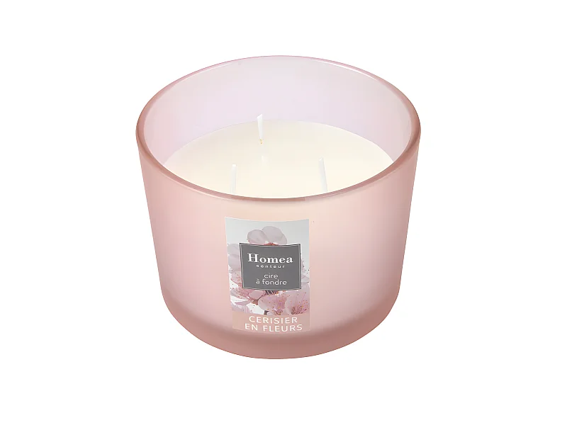 Bougie Verrine Parfumée "Essentiel II" 11cm Cerisier en Fleurs