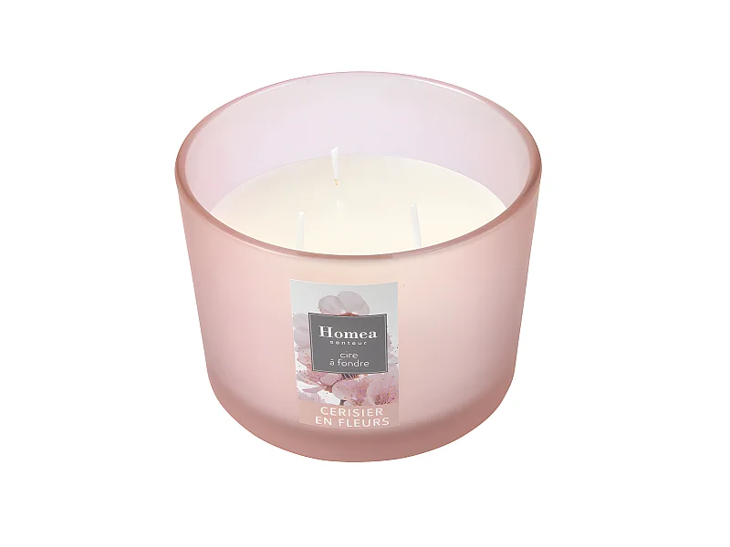 Bougie Verrine Parfumée "Essentiel II" 11cm Cerisier en Fleurs
