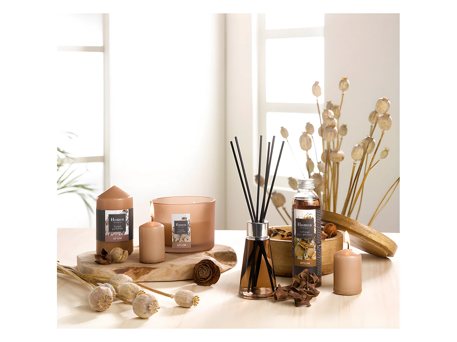 Bougie Verrine Parfumée "Essentiel II" 11cm Opium