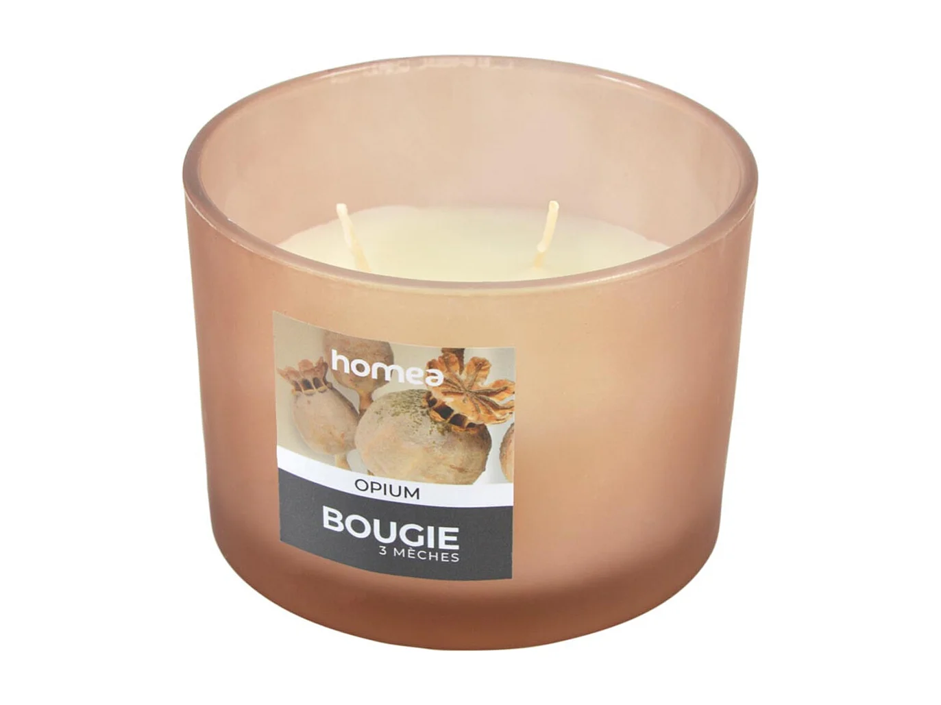 Bougie Verrine Parfumée "Essentiel II" 11cm Opium