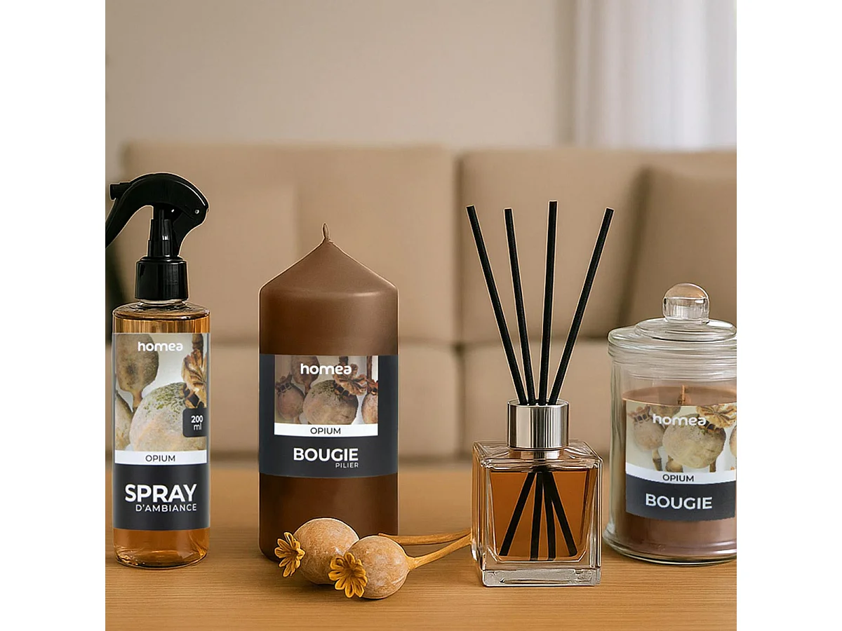 Bougie Verrine Parfumée "Essentiel II" 11cm Opium