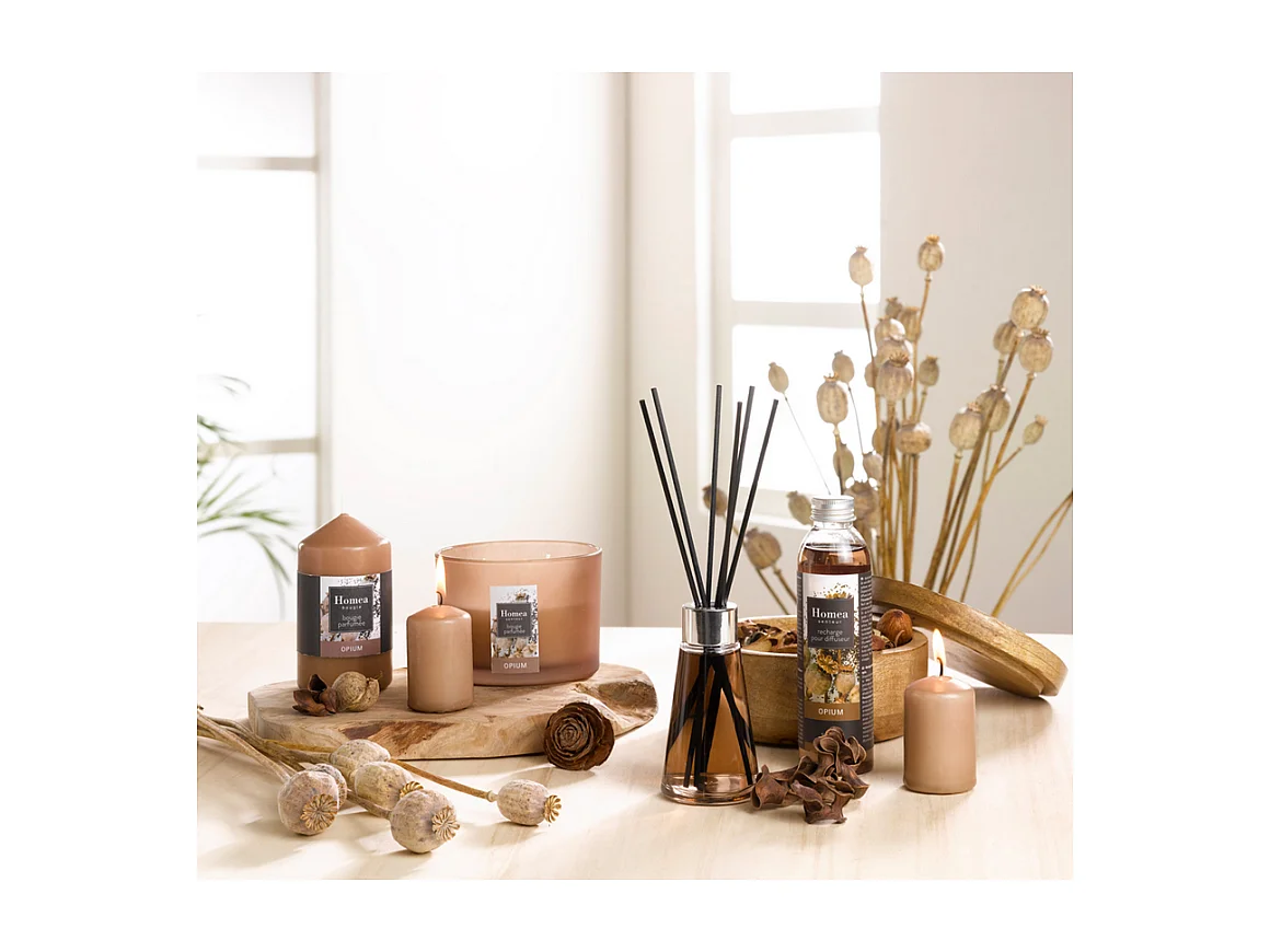 Bougie Verrine Parfumée "Essentiel II" 11cm Opium