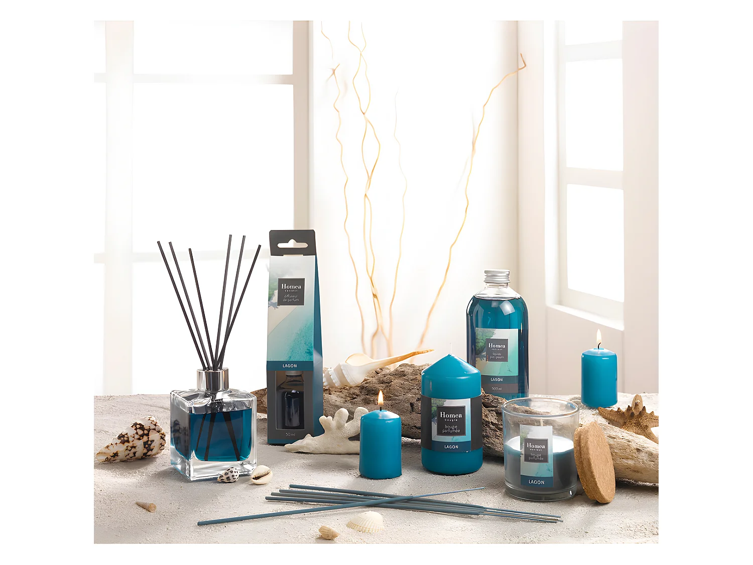 Bougie Verrine Parfumée "Essentiel II" 11cm Lagon