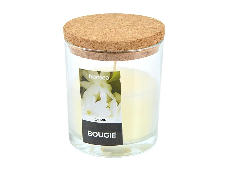 Bougie Verrine Parfumée "Essentiel II" 8cm Jasmin