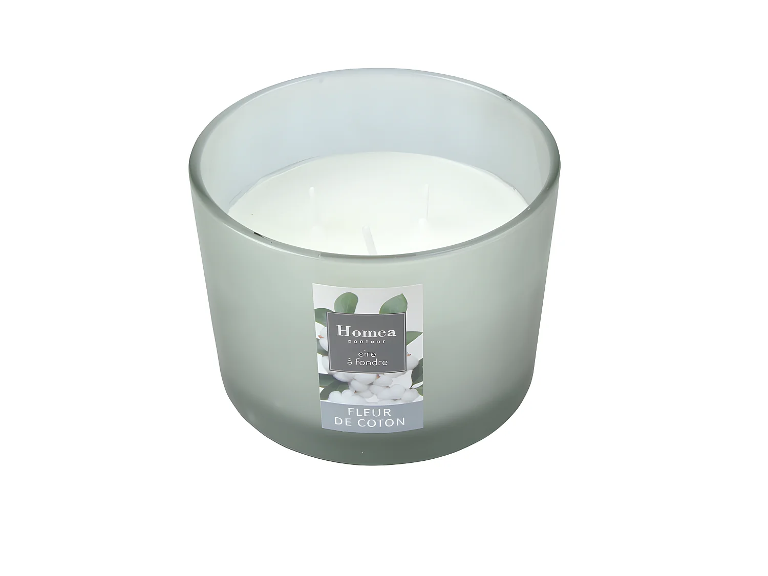 Bougie Verrine Parfumée "Essentiel II" 11cm Fleur de Coton