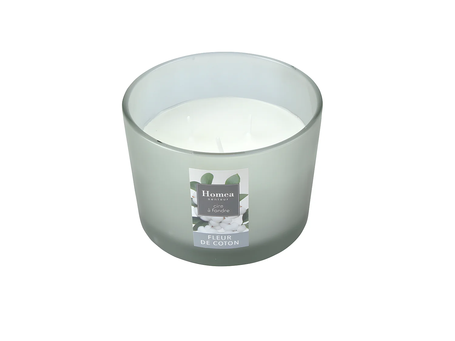 Bougie Verrine Parfumée "Essentiel II" 11cm Fleur de Coton