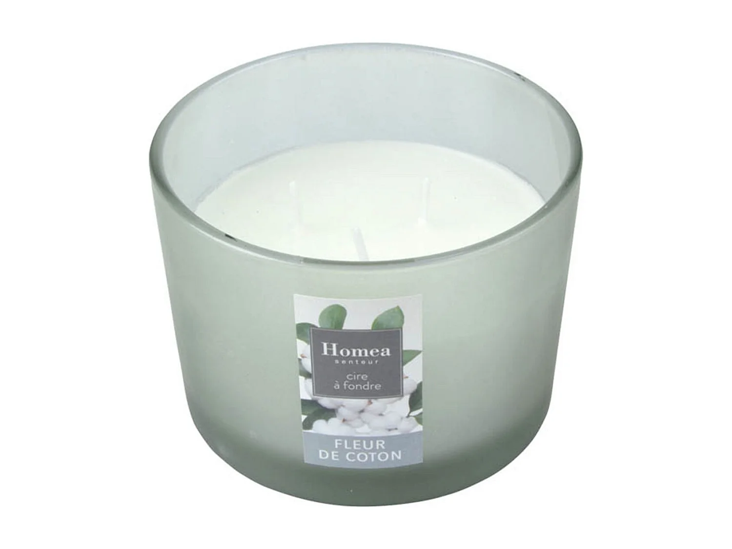 Bougie Verrine Parfumée "Essentiel II" 11cm Fleur de Coton