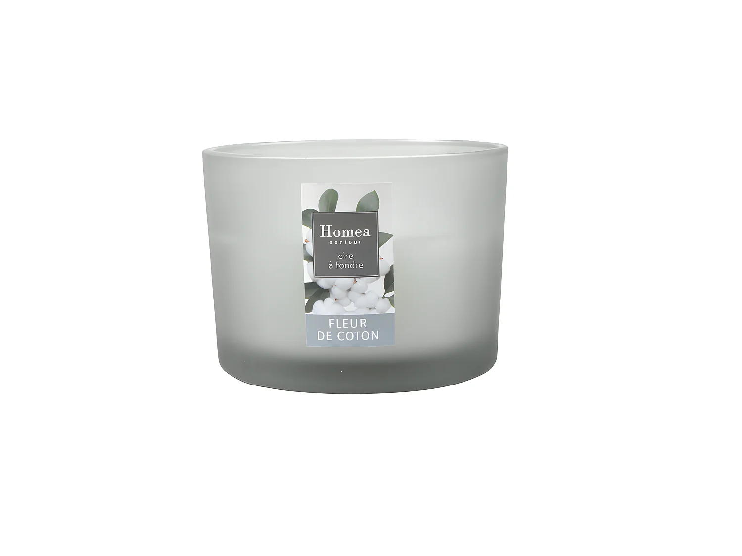 Bougie Verrine Parfumée "Essentiel II" 11cm Fleur de Coton