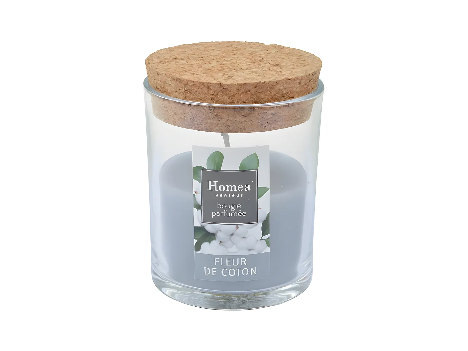 Bougie Verrine Parfumée "Essentiel II" 8cm Fleur de Coton