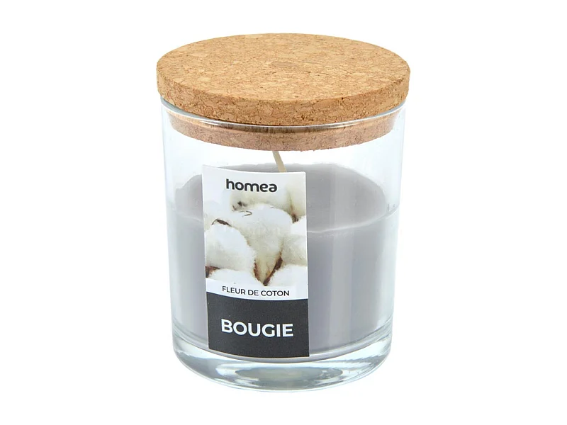 Bougie Verrine Parfumée "Essentiel II" 8cm Fleur de Coton