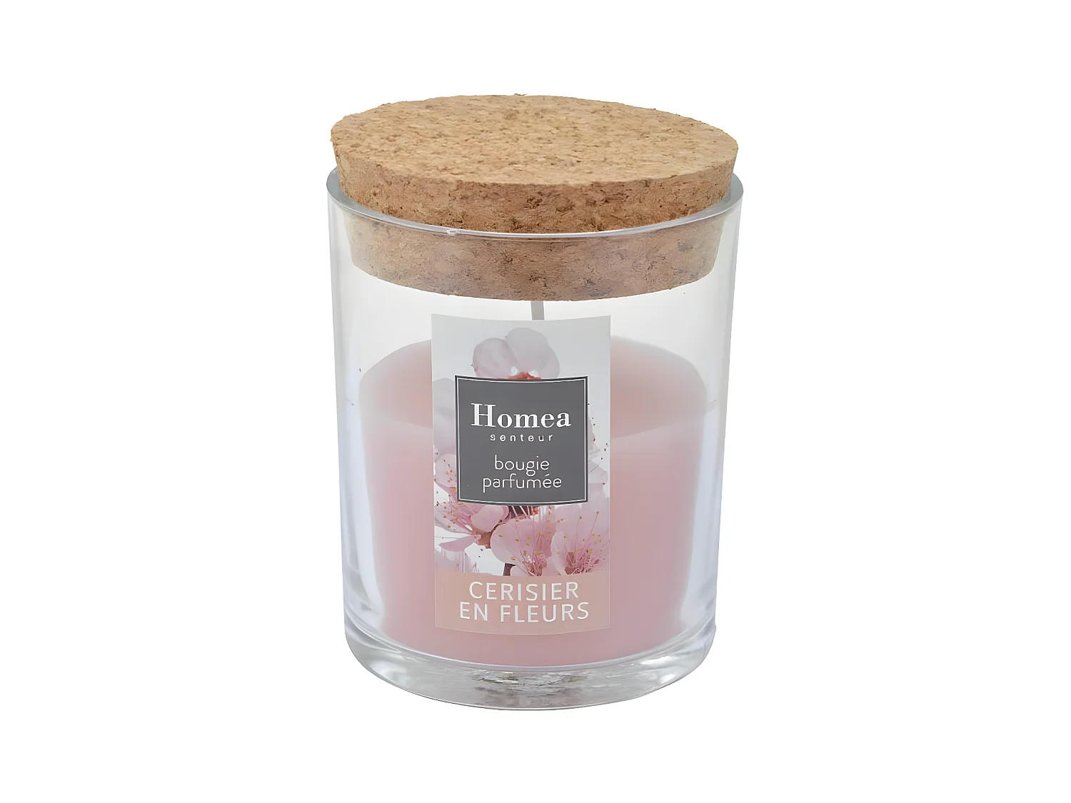 Bougie Verrine Parfumée "Essentiel II" 8cm Cerisier en Fleurs