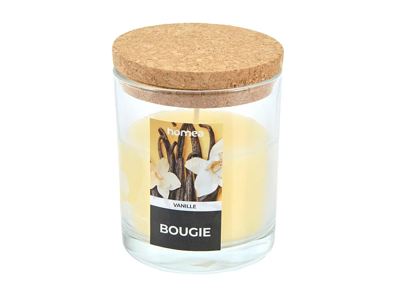 Bougie Verrine Parfumée "Essentiel II" 8cm Vanille