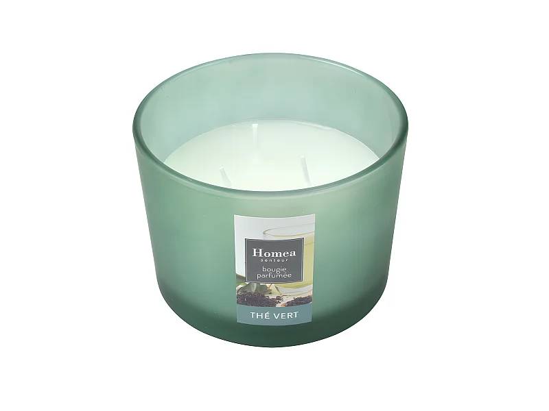Bougie Verrine Parfumée "Essentiel II" 11cm Thé Vert