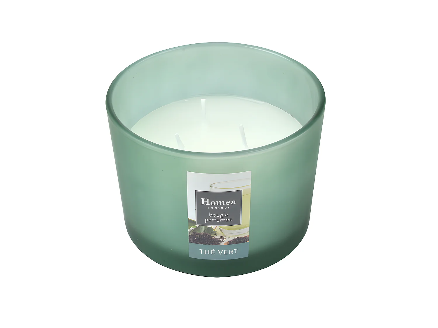 Bougie Verrine Parfumée "Essentiel II" 11cm Thé Vert