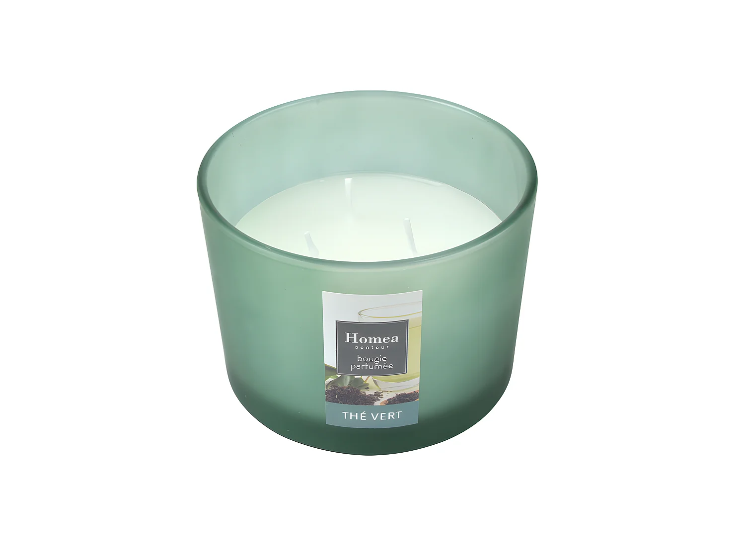 Bougie Verrine Parfumée "Essentiel II" 11cm Thé Vert