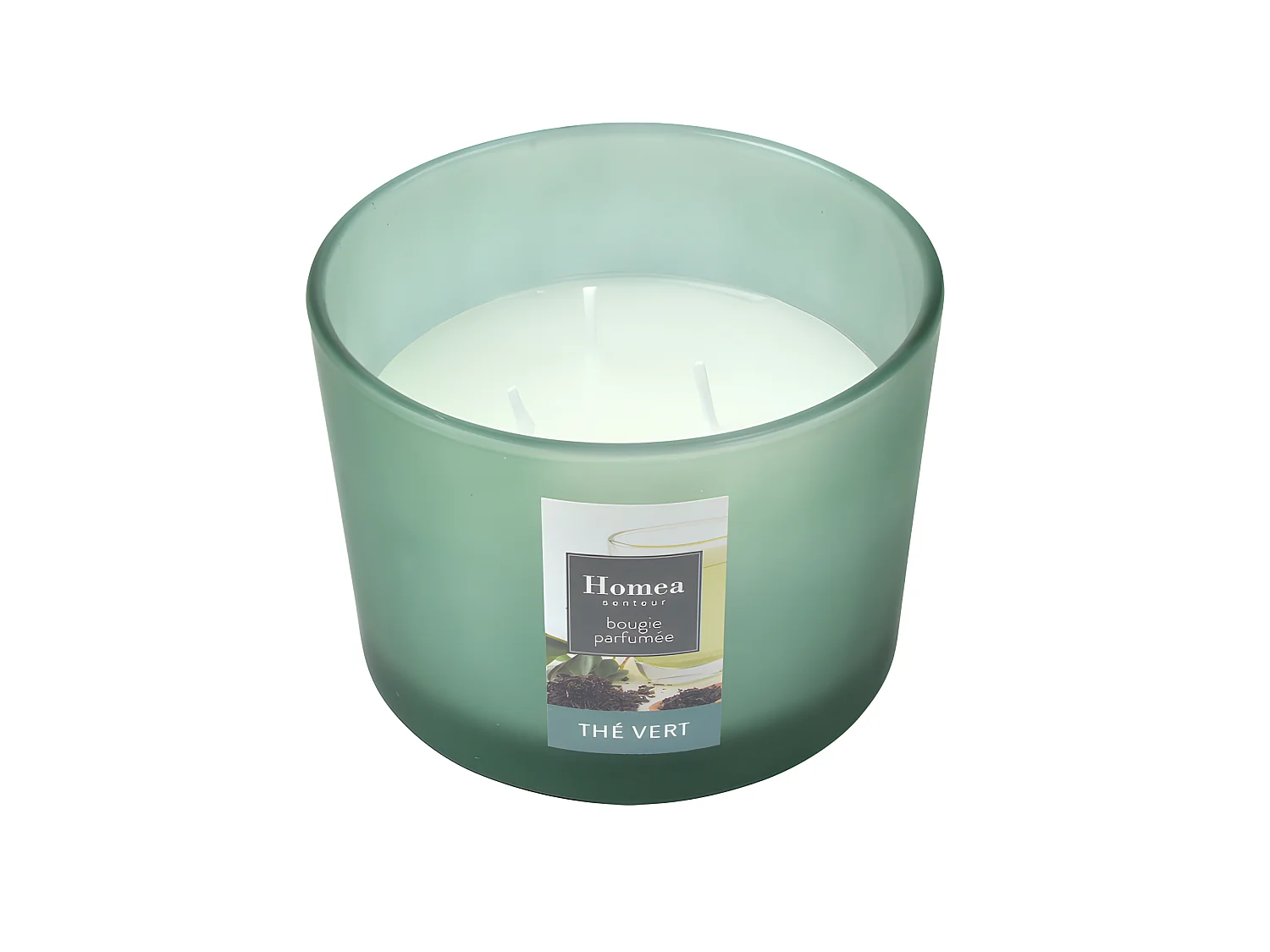 Bougie Verrine Parfumée "Essentiel II" 11cm Thé Vert