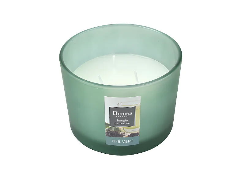 Bougie Verrine Parfumée "Essentiel II" 11cm Thé Vert