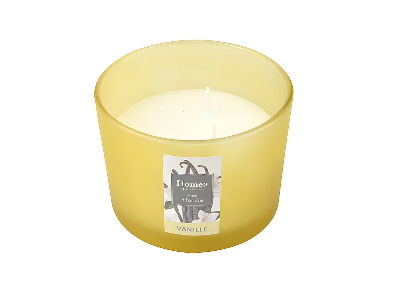 Bougie Verrine Parfumée "Essentiel II" 11cm Vanille