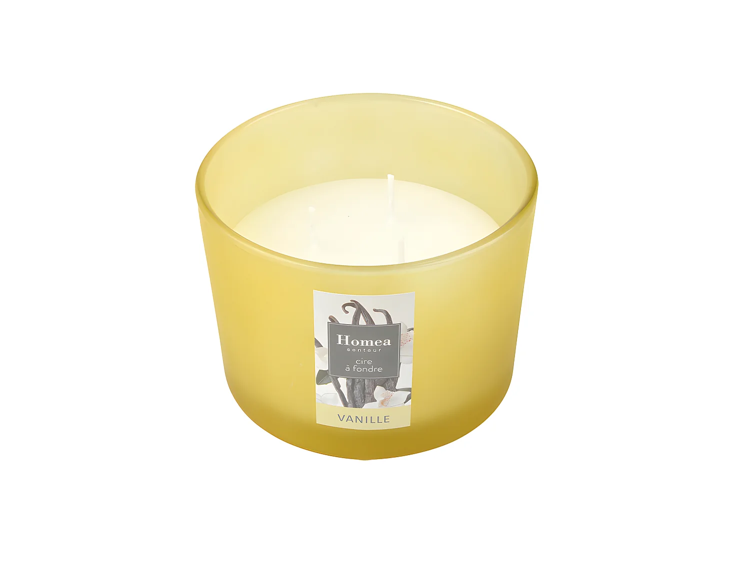 Bougie Verrine Parfumée "Essentiel II" 11cm Vanille
