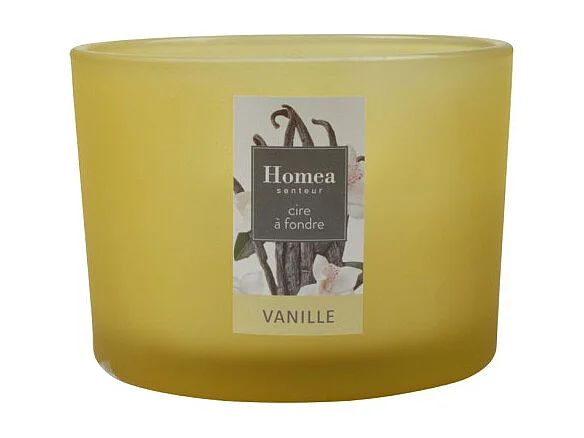 Bougie Verrine Parfumée "Essentiel II" 11cm Vanille