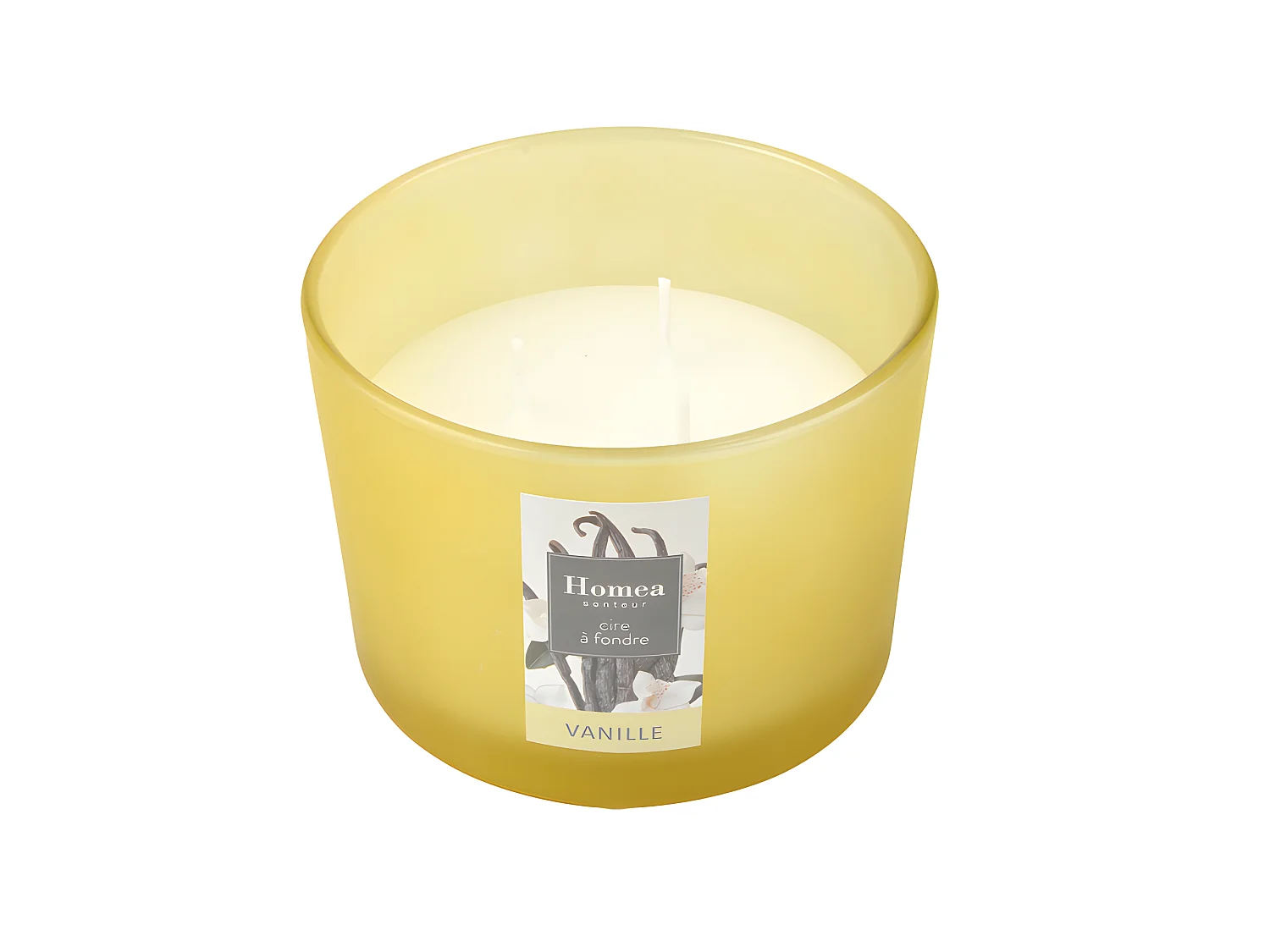 Bougie Verrine Parfumée "Essentiel II" 11cm Vanille