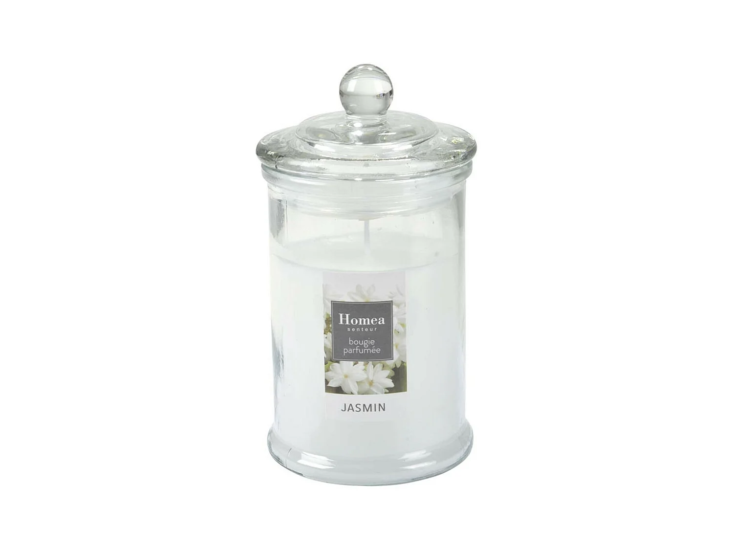 Bougie Parfumée Bocal "Essentiel II" 15cm Jasmin