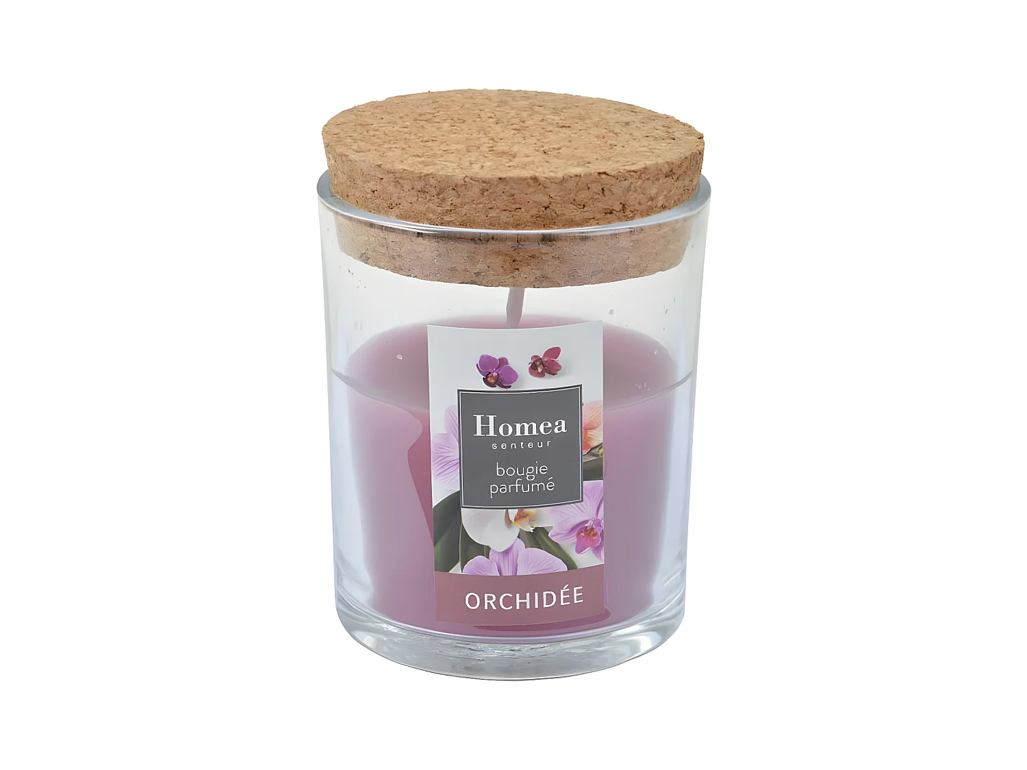 Bougie Verrine Parfumée "Essentiel II" 8cm Orchidée