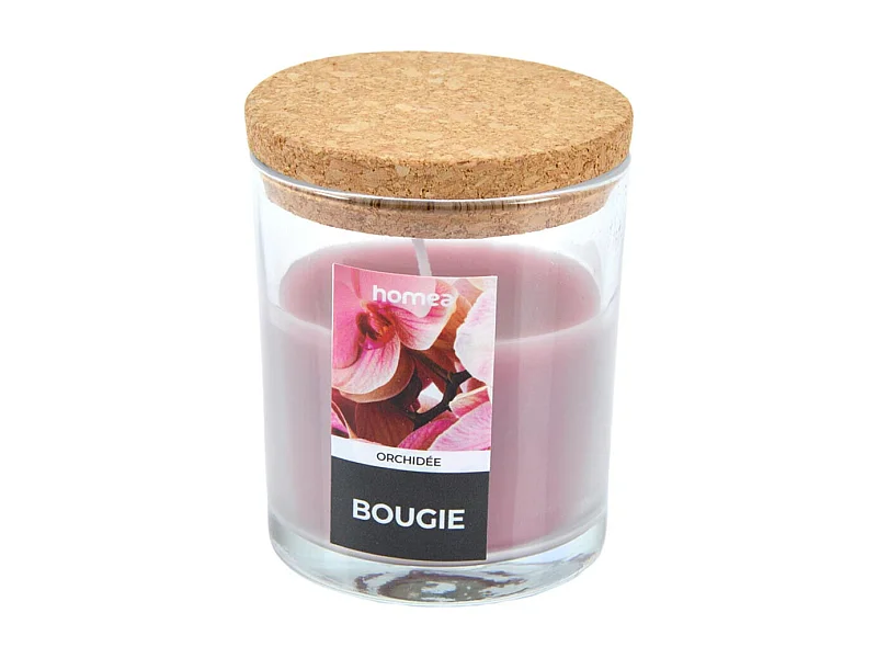 Bougie Verrine Parfumée "Essentiel II" 8cm Orchidée