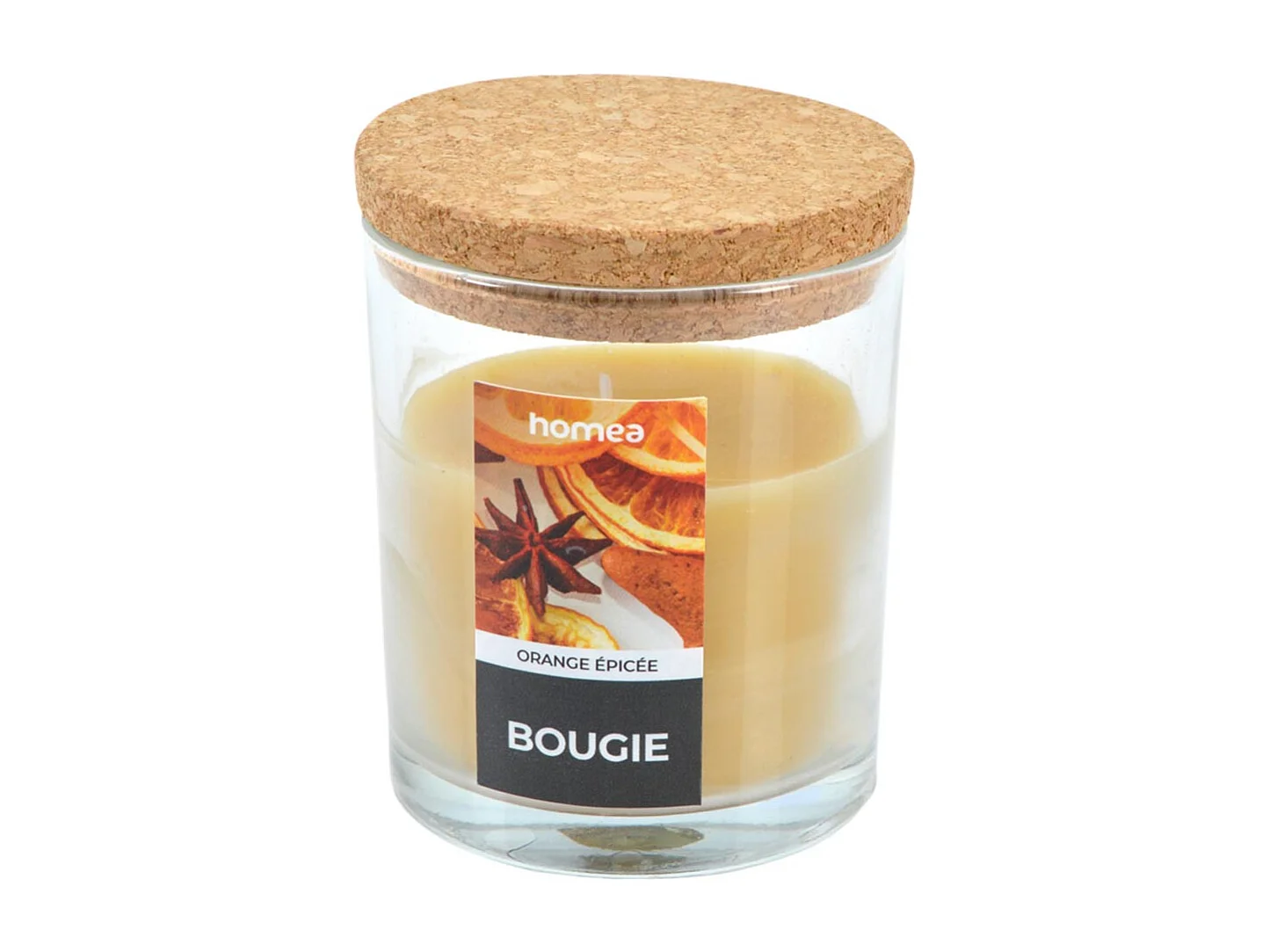 Bougie Verrine Parfumée "Essentiel II" 8cm Orange Epicée