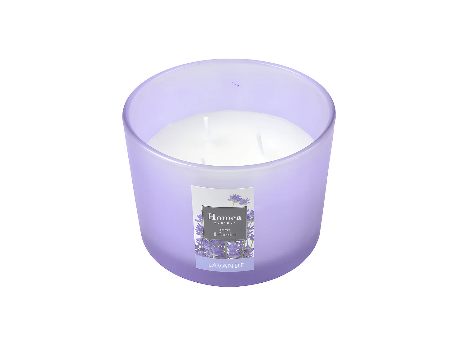 Bougie Verrine Parfumée "Essentiel II" 11cm Lavande
