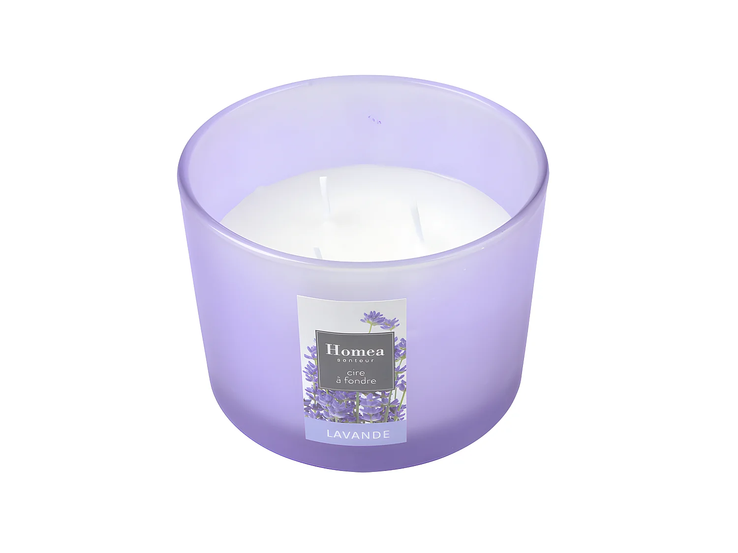 Bougie Verrine Parfumée "Essentiel II" 11cm Lavande